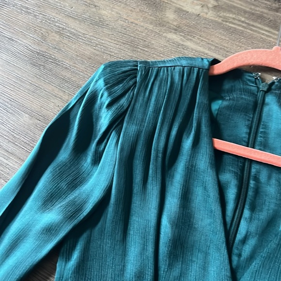 & Other Stories Emerald Green Long sleeve Dress - Picture 3 of 5